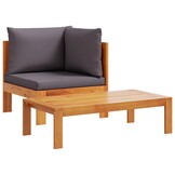 vidaXL 2-delige Loungeset Acaciahout - 35% Korting!