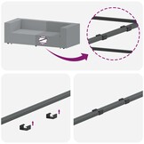 vidaXL Modulaire bank middenmodule donkergroen - 35% korting!