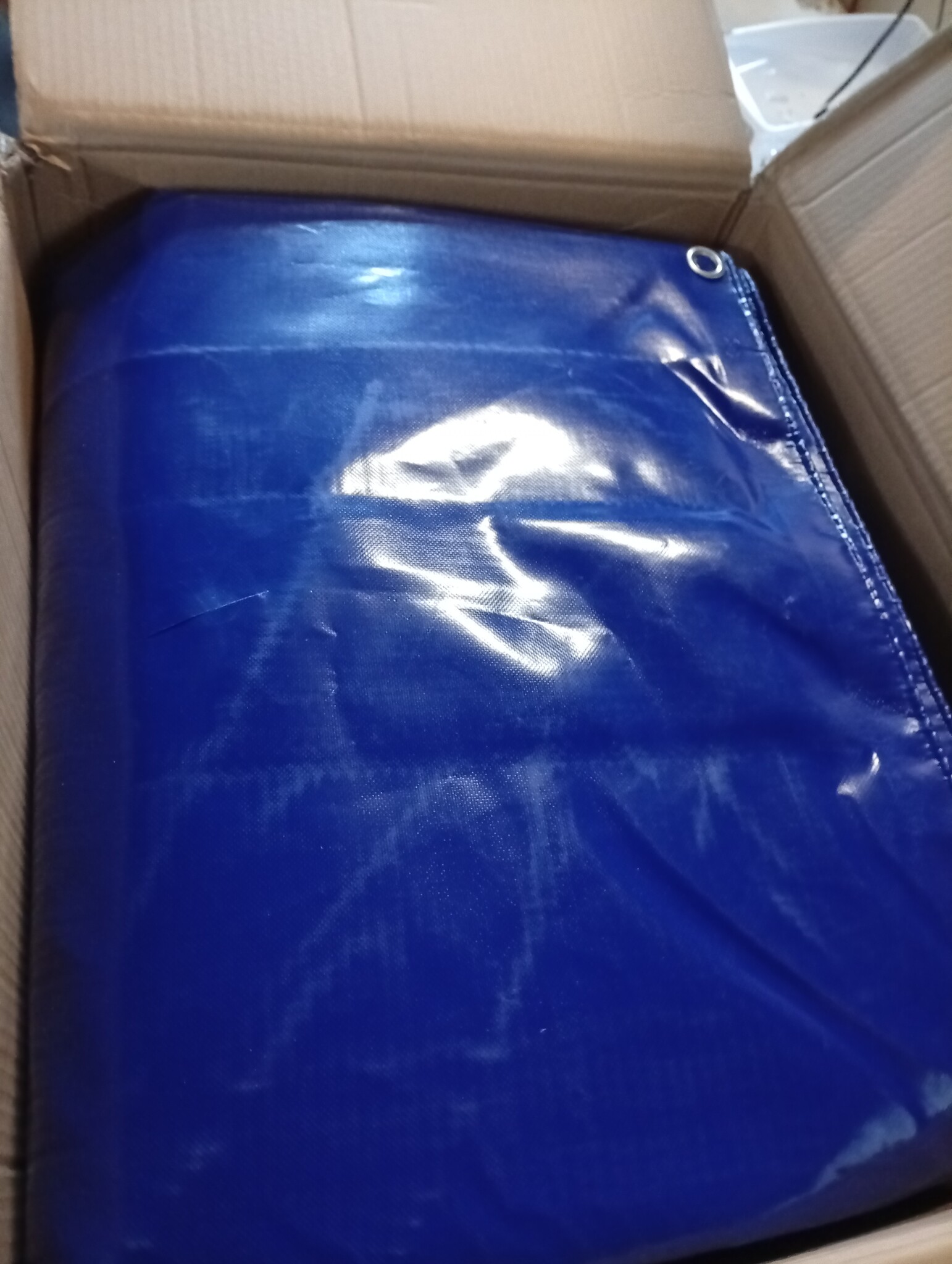 vidaXL Dekzeil Blauw 5x8m - 60% Korting!