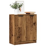 vidaXL Dressoir 60x30x70 cm bewerkt hout oud houtkleurig