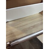 vidaXL Wandtafel inklapbaar 100x60 cm eikenkleurig