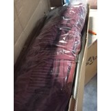 vidaXL Parasol dubbel dak 449x245 cm bordeauxrood