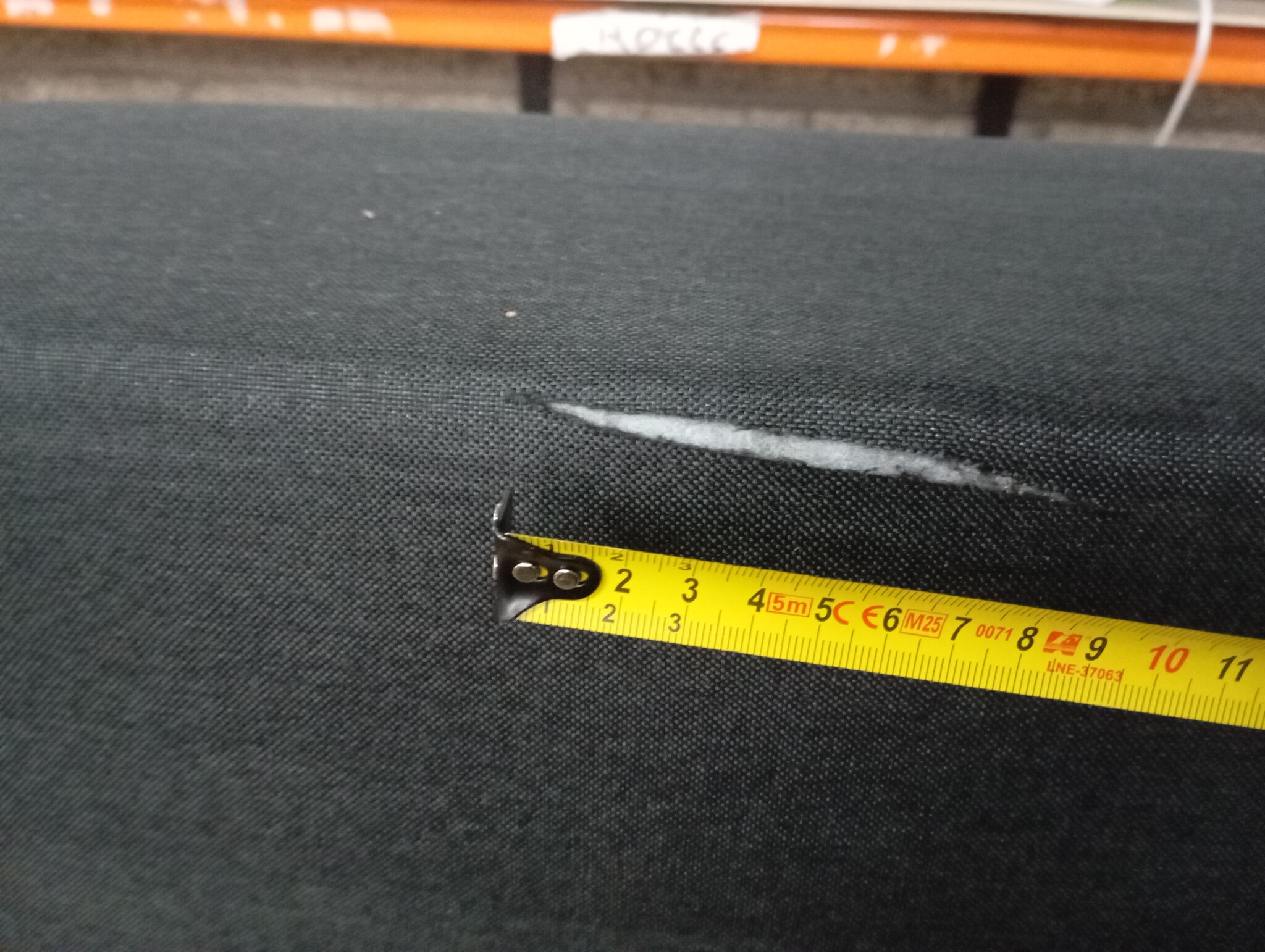 vidaXL Bank met kussen Zwart 160 x 77 x 82 cm Stof