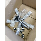 Bureaustoel AVOLA - ergonomisch - ECO-leer - grijs wit