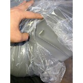 Bureaustoel AVOLA - ergonomisch - ECO-leer - grijs wit