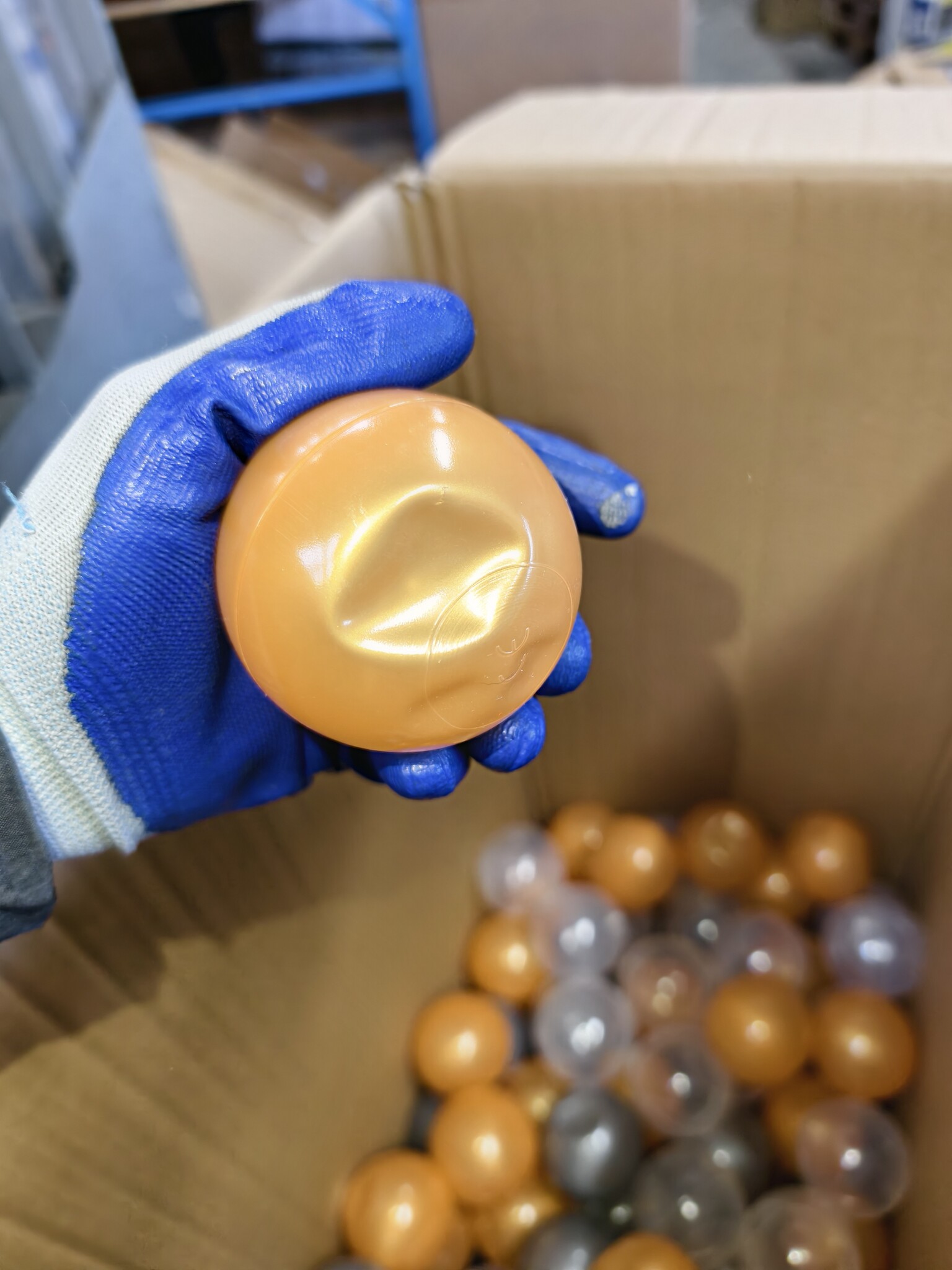 Foam speelset - 7-delig - met ballenbak en 100 ballen - beige