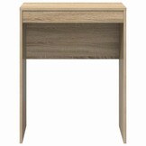 vidaXL Bureau Sonoma eiken 60 x 40 x 76 cm Bewerkt hout