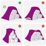 vidaXL Hooibergzeil 9,8x6 m 140 g/m² polypropyleen