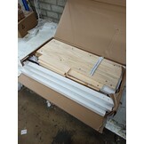 vidaXL Dressoir 70x35x80 cm massief grenenhout wit