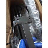 vidaXL Bedframe met voetbord zonder matras metaal zwart 180x200 cm