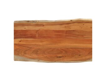 vidaXL Acaciahout Tafelblad met Natuurlijke Rand - 100x60 cm - 55% Korting