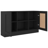 vidaXL Dressoir Zwart 120x30,5x70 cm - 40% Korting