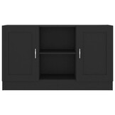 vidaXL Dressoir Zwart 120x30,5x70 cm - 40% Korting