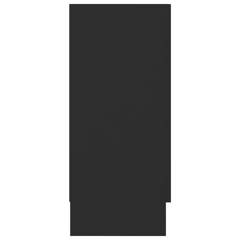 vidaXL Dressoir Zwart 120x30,5x70 cm - 40% Korting