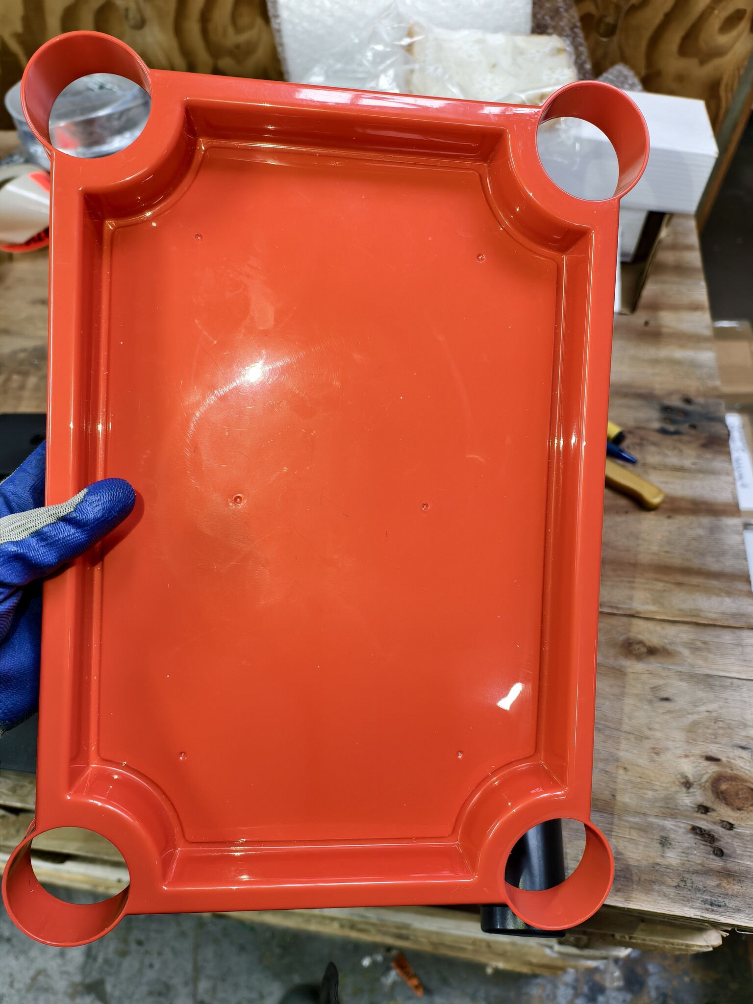 Werkbank kind - speelgoed gereedschap - 57x32x68cm - rood zwart