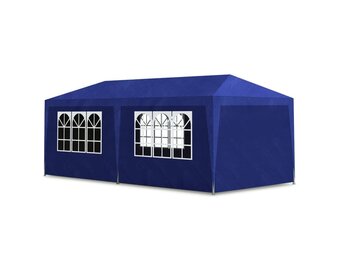vidaXL Partytent 3x6 m blauw