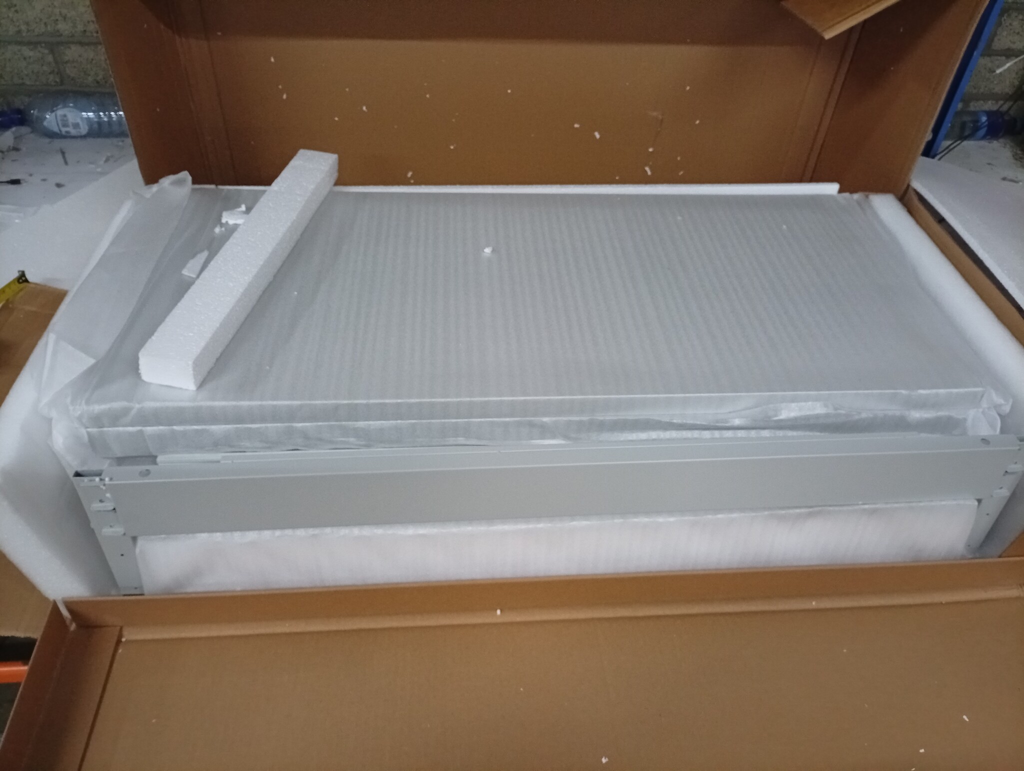 vidaXL Roldeurkast 90x40x90 cm staal grijs