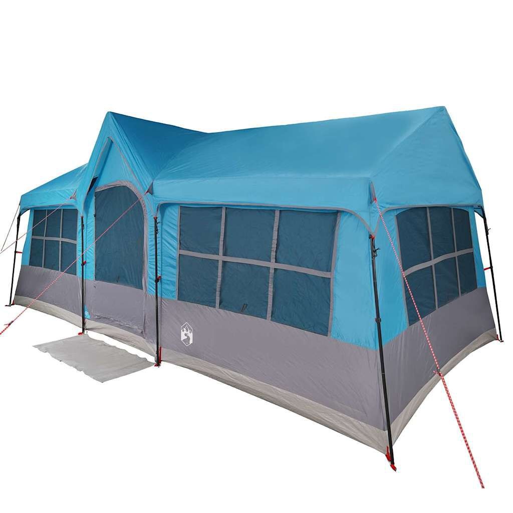 vidaXL Tenten met dak Blauw 622 x 295 x 238 cm Polyester