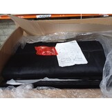 vidaXL Slaapbank 2-zits met 2 kussens fluweel zwart