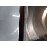 vidaXL Keukenwerktafel met schuifdeuren roestvrijstaal