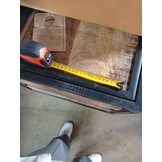 vidaXL Badkamerkast 40x27x90 cm massief mangohout en ijzer