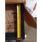 vidaXL Badkamerkast 40x27x90 cm massief mangohout en ijzer