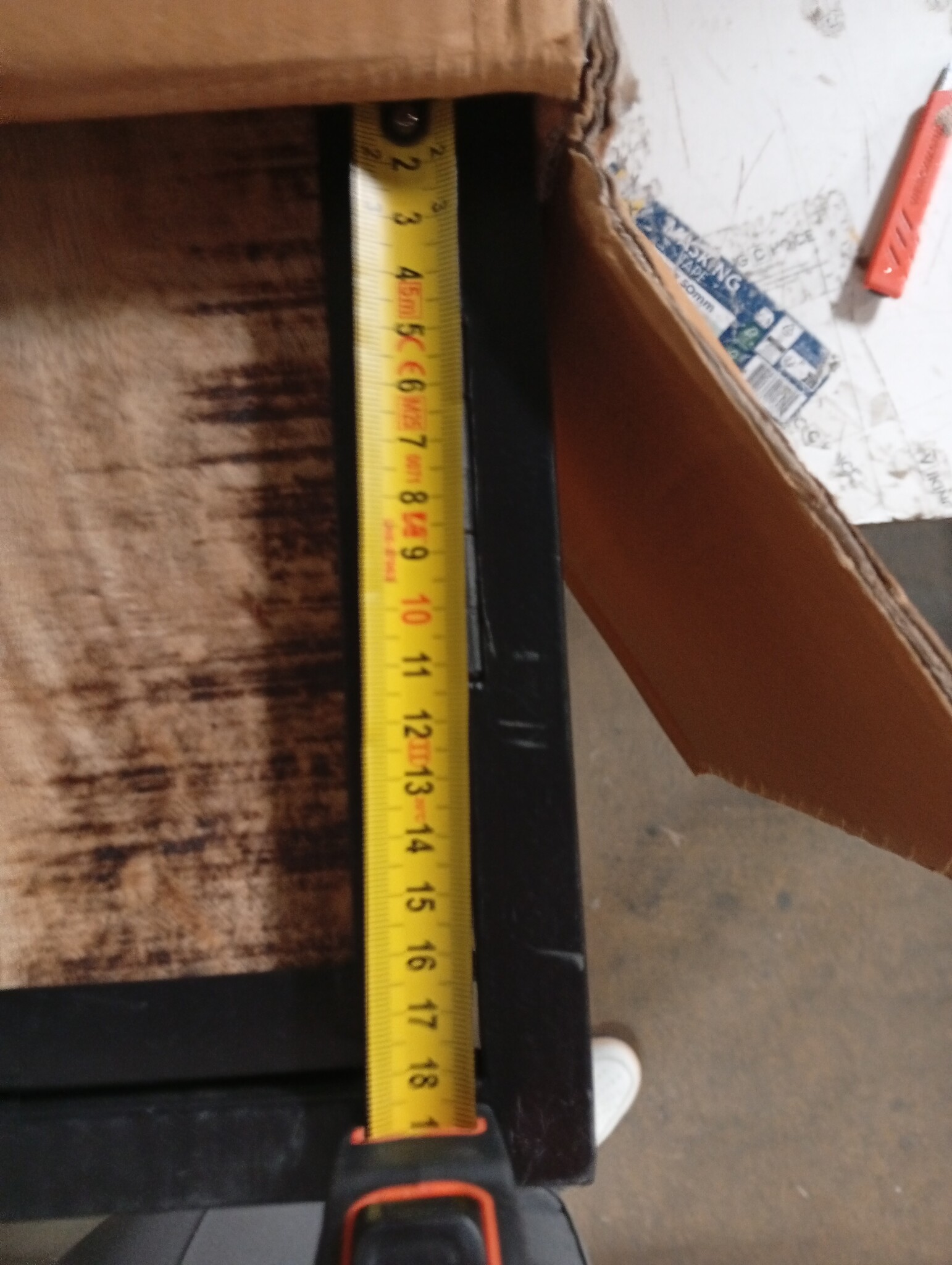 vidaXL Badkamerkast 40x27x90 cm massief mangohout en ijzer