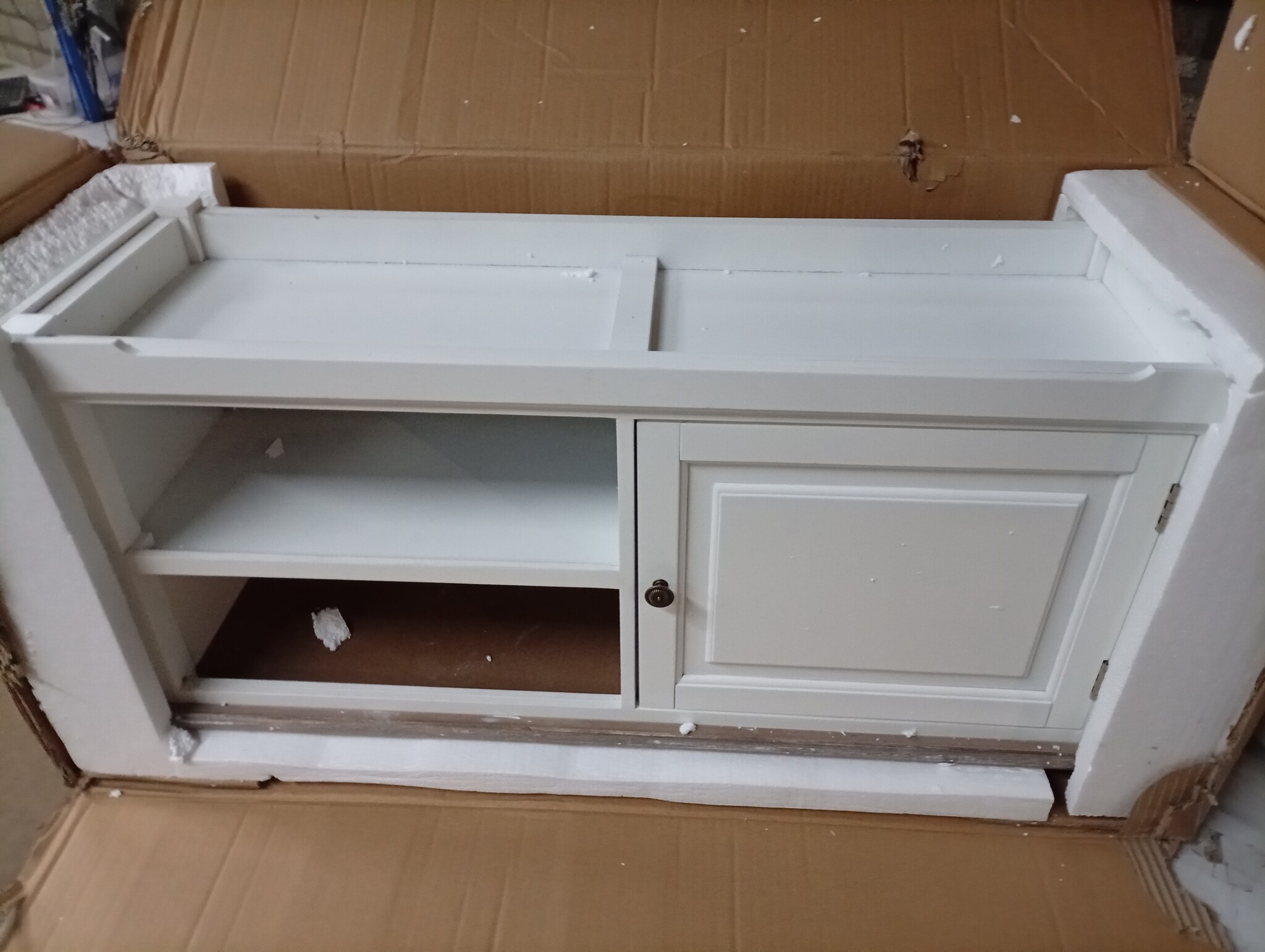 vidaXL Tv-meubel 90x30x40 cm hout wit