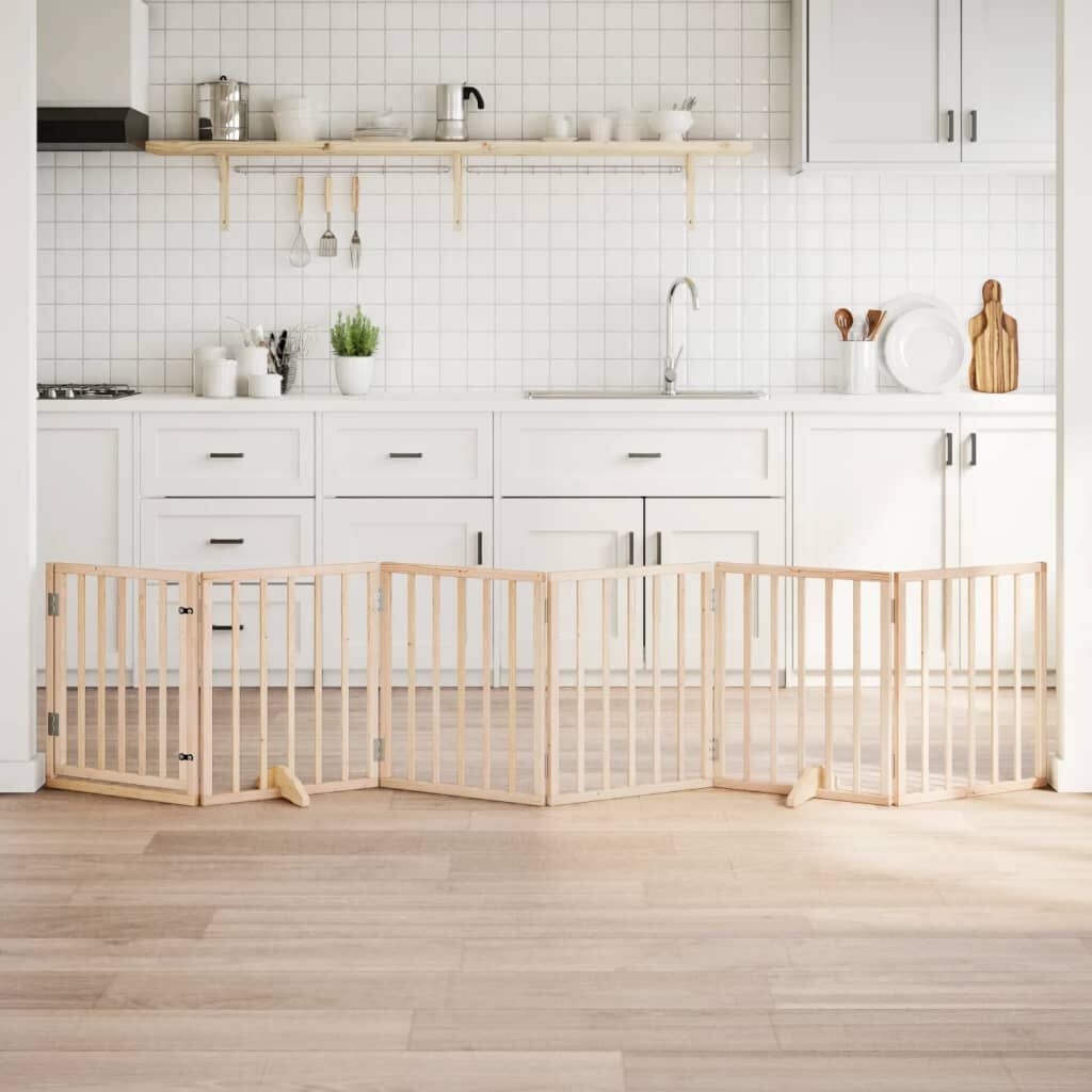 vidaXL Hondenhek 6 panelen 300cm Populierenhout - Nu 40% Korting!