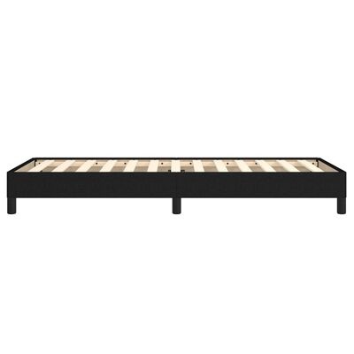 vidaXL Bedframe zonder matras 100x200 cm stof zwart