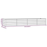 Verhoogde Plantenbak vidaXL 320x80x45 cm Cortenstaal - 64% Korting!