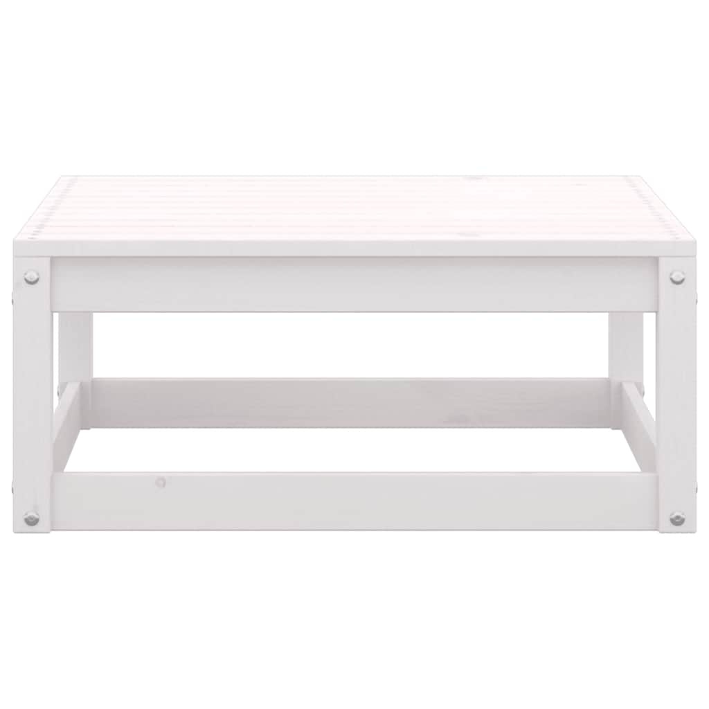 vidaXL 2-delige Loungeset met kussens massief grenenhout wit