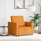 vidaXL Enkele Slaapbank Donkergeel - 40% Korting!