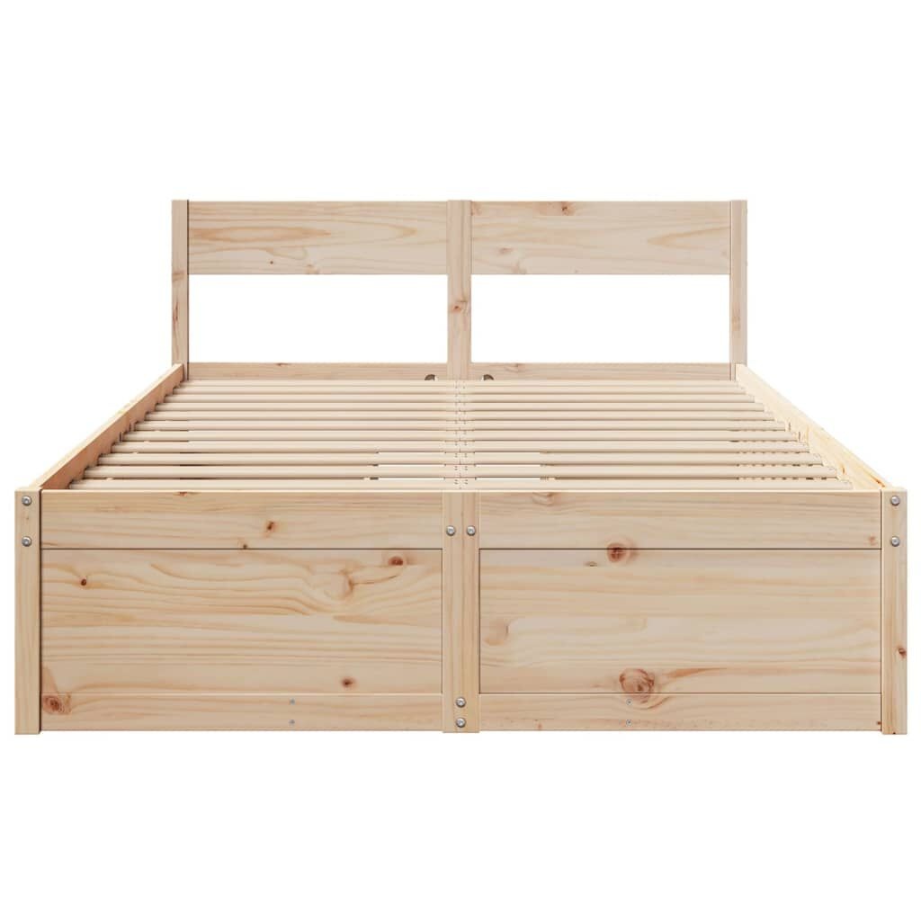 vidaXL Grenen Bedframe met Lades 120x200cm - 40% Korting