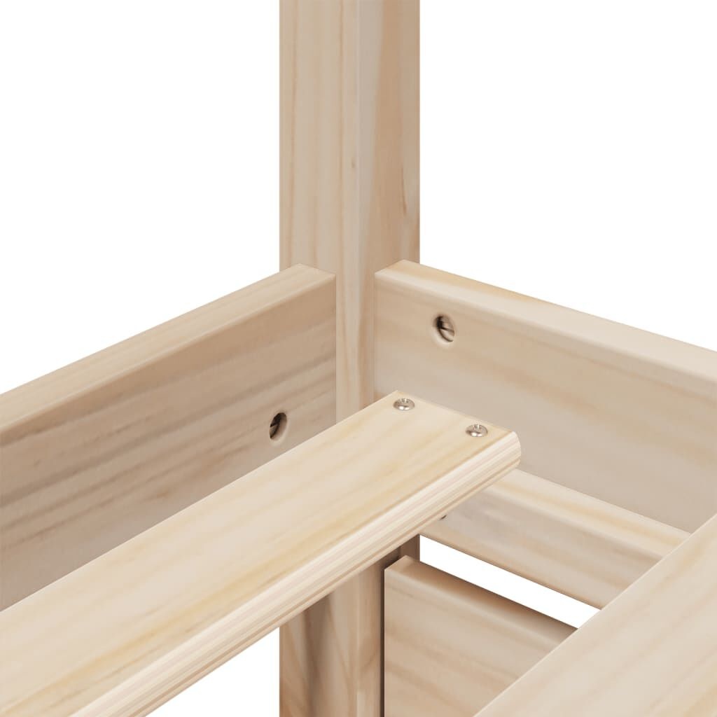 vidaXL Grenen Bedframe met Lades 120x200cm - 40% Korting