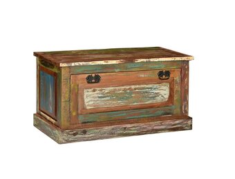 vidaXL Schoenenopbergbank - Gerecycled Hout - 40% Korting!