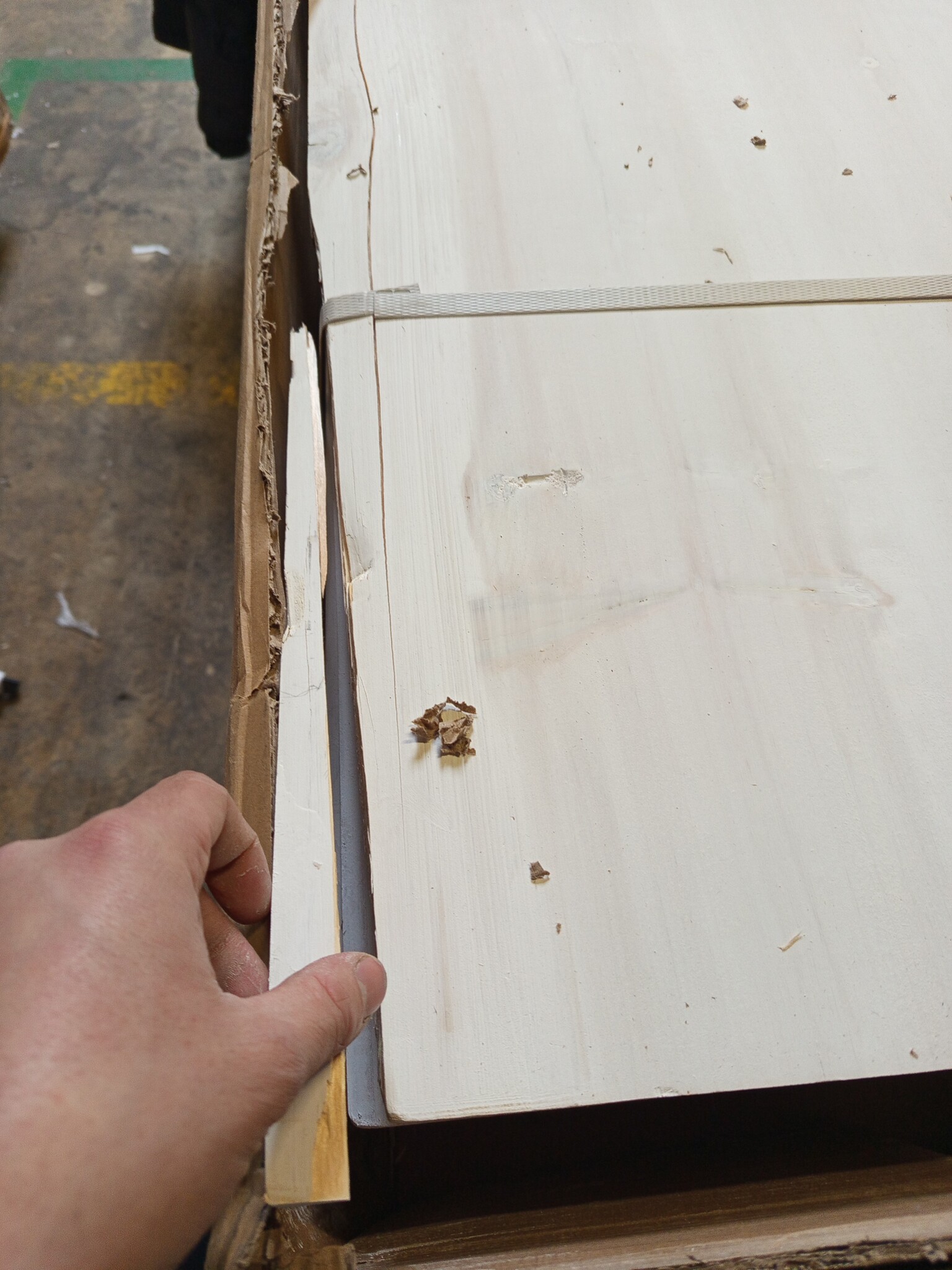 vidaXL Tuinbox 198,5x50x56,5 cm Massief Vurenhout Wit - 60% Korting!