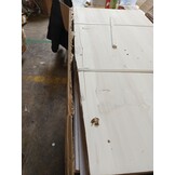 vidaXL Tuinbox 198,5x50x56,5 cm Massief Vurenhout Wit - 60% Korting!