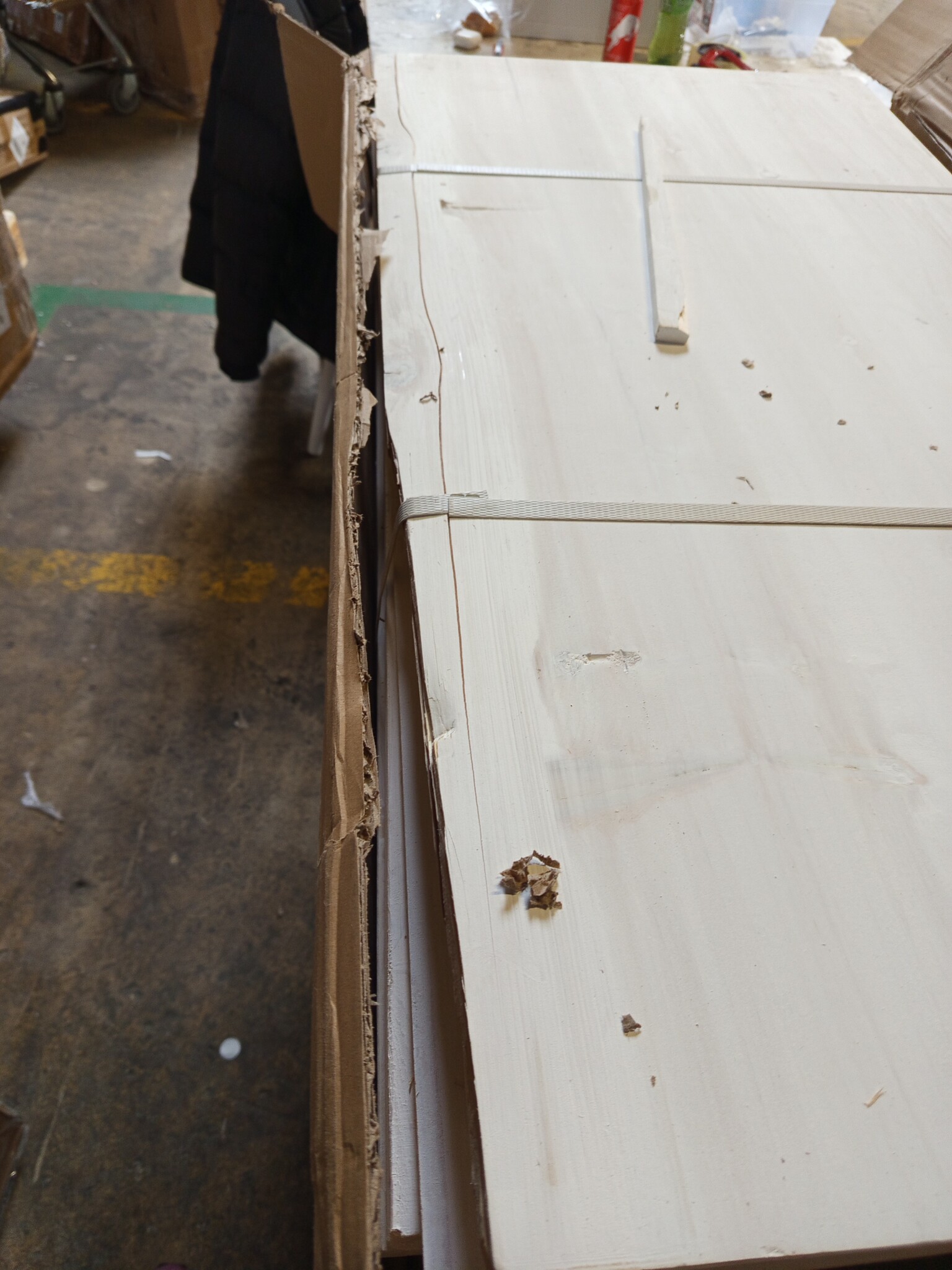 vidaXL Tuinbox 198,5x50x56,5 cm Massief Vurenhout Wit - 60% Korting!