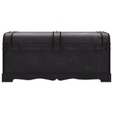 VidaXL Dekenkist Hout Zwart (90cm) - 55% Korting!