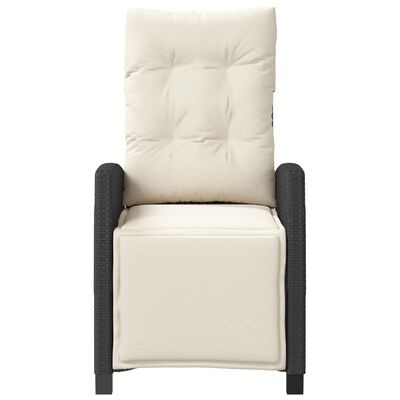 VidaXL Tuinstoelen Zwart - 2x Verstelbaar met Voetensteun | 40% Korting