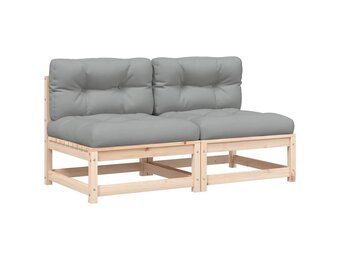 vidaXL Grenenhouten Tuinbanken (2x) - 55% Korting!