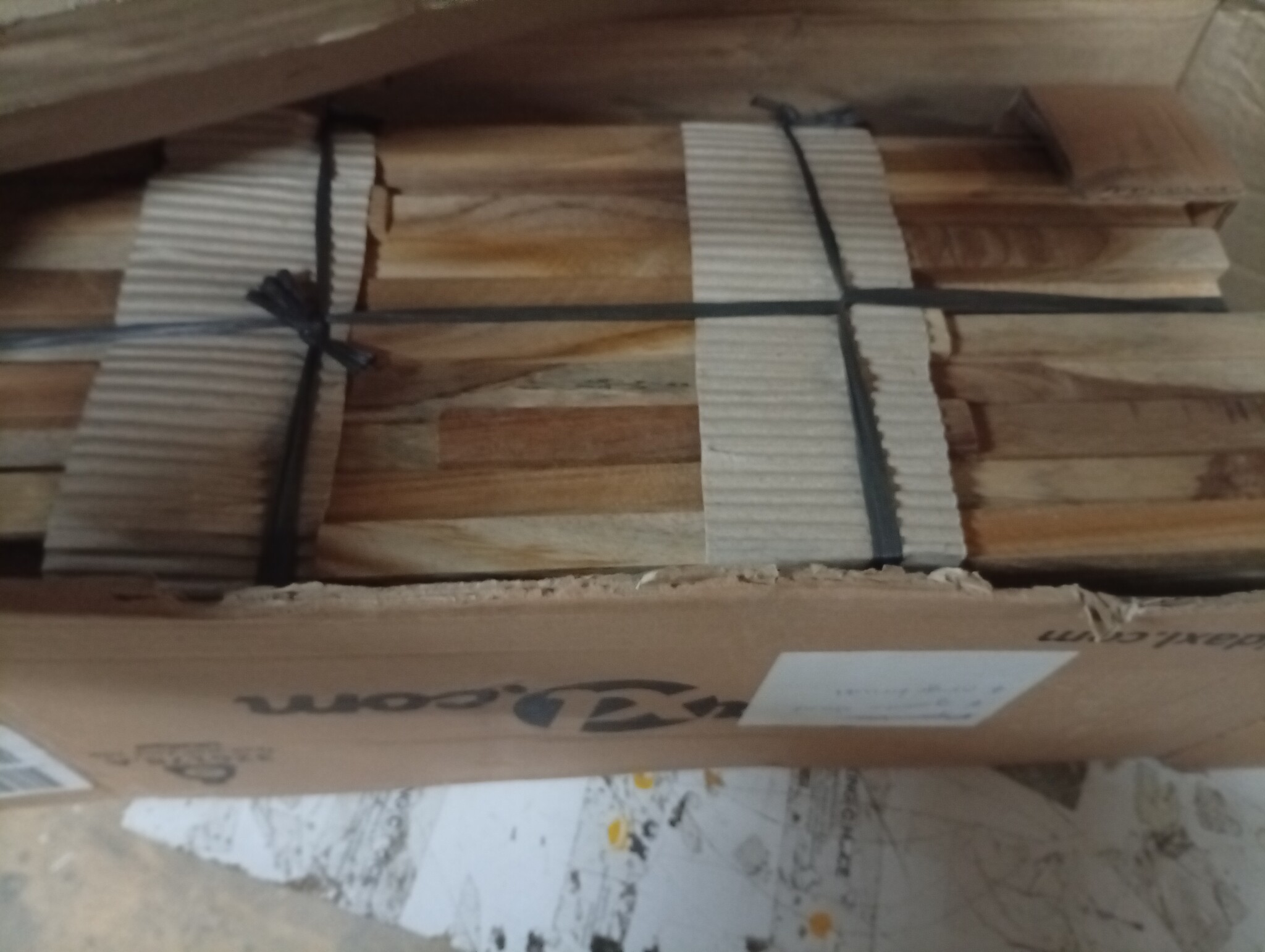 vidaXL Wandpanelen 10 stuks - 3D Massief Teakhout - 55% Korting