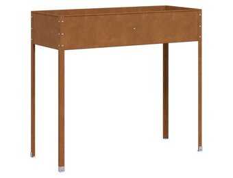 vidaXL Plantenbak - 100,5x40,5x90 cm Weervast Staal (40% Korting!)