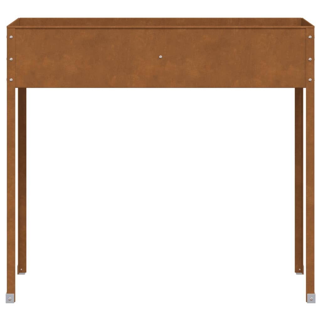 vidaXL Plantenbak - 100,5x40,5x90 cm Weervast Staal (40% Korting!)