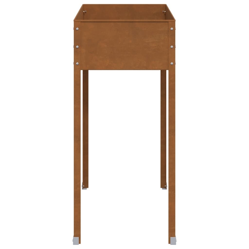 vidaXL Plantenbak - 100,5x40,5x90 cm Weervast Staal (40% Korting!)