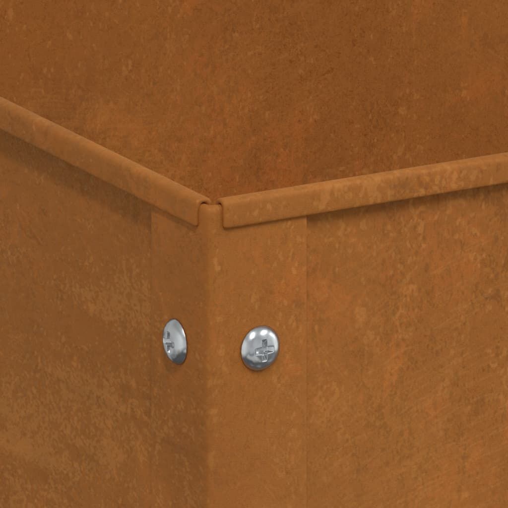 vidaXL Plantenbak - 100,5x40,5x90 cm Weervast Staal (40% Korting!)