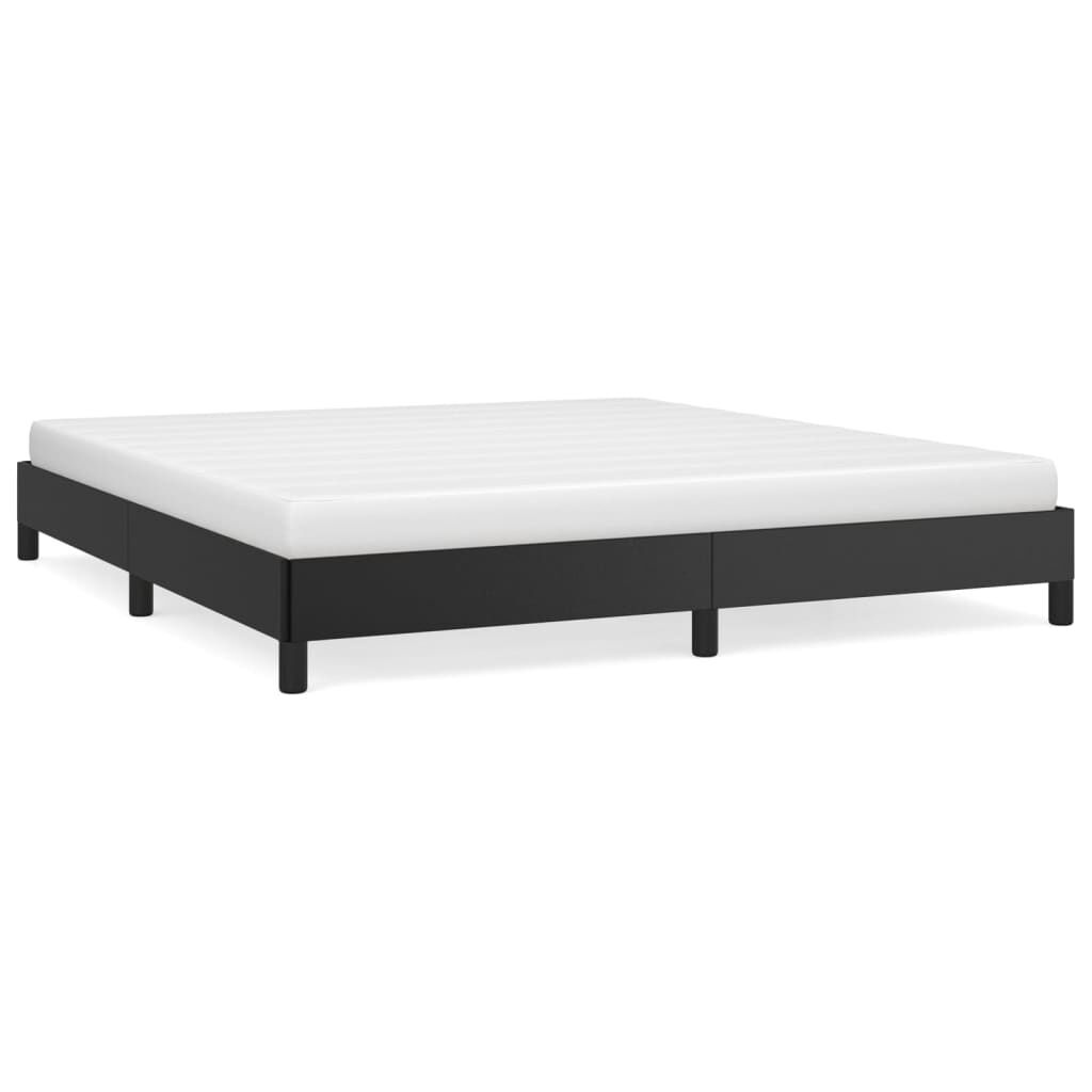 vidaXL Bedframe Kunstleer Zwart 160x200 cm - Nu met 55% Korting!