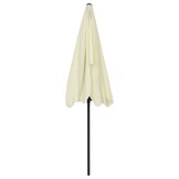 vidaXL Strandparasol 200x125 cm Zandgeel - 56% Korting!