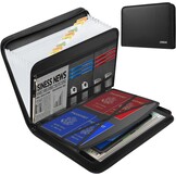 JUNDUN A4 Brandwerende Documentenmap (Zwart) - Nu 35% Korting!